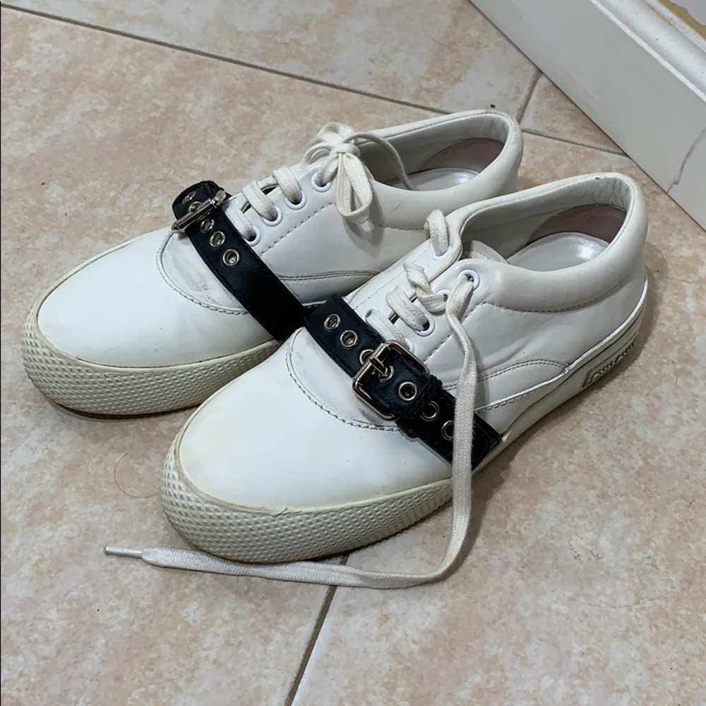 Authentic white MUMU Shoes